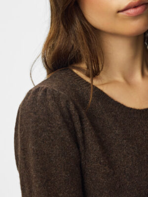 PCSALLY LS O-NECK KNIT DRESS NOOS BC - Billede 6