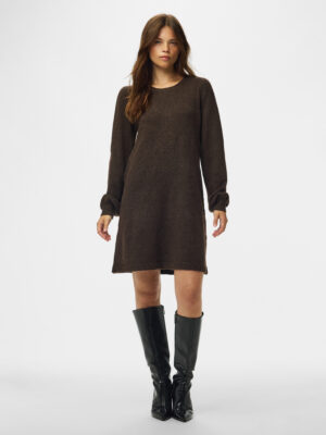PCSALLY LS O-NECK KNIT DRESS NOOS BC - Billede 5