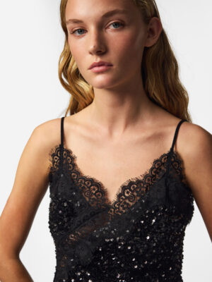 PCKAMMY STRAP LACE TOP JRS BC - Billede 10