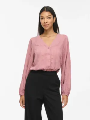 VIVERA V-NECK L/S SHIRT/TES - Billede 6