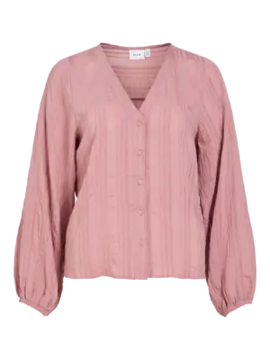 VIVERA V-NECK L/S SHIRT/TES - Billede 4