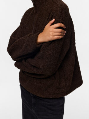 PCKATTY TEDDY HIGH NECK HALF ZIP JACKET - Billede 4