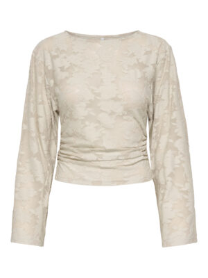 ONLNADIA L/S RUCHING TOP JRS - Billede 2