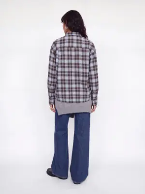 JXJAMIE CHECK FLANNEL LS SHIRT WVN SN - Billede 2