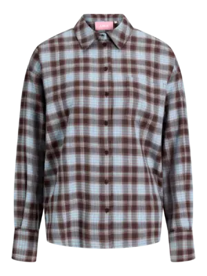 JXJAMIE CHECK FLANNEL LS SHIRT WVN SN - Billede 4