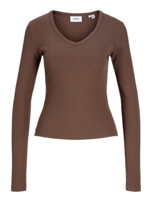 JXFREYA STR LS V-NECK TOP JRS NOOS.