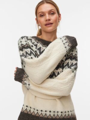 VMJULIANA LS O-NECK PULLOVER BOO. - Billede 3